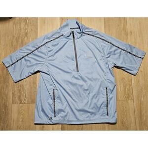 Antigua Men's XL 1/4 Zip Short Sleeve Pullover Jacket Shirt Golf Valspar Champ.